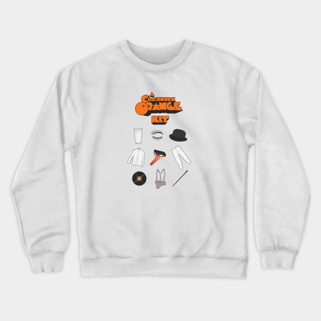 a clockwork orange kit Crewneck Sweatshirt by atizadorgris